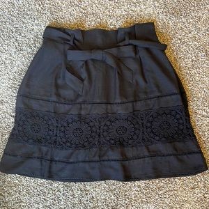 Black High Waisted Skirt